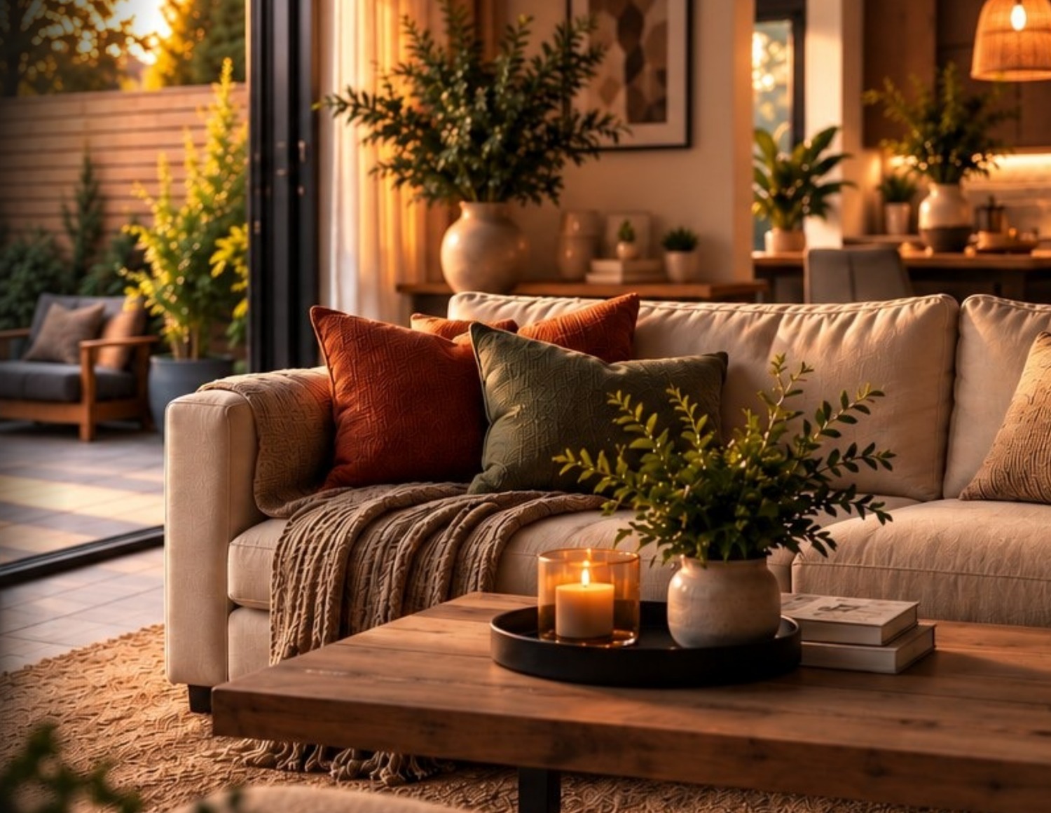 A welcoming, beautifully presented living room from the S&T Property Ventures brochure